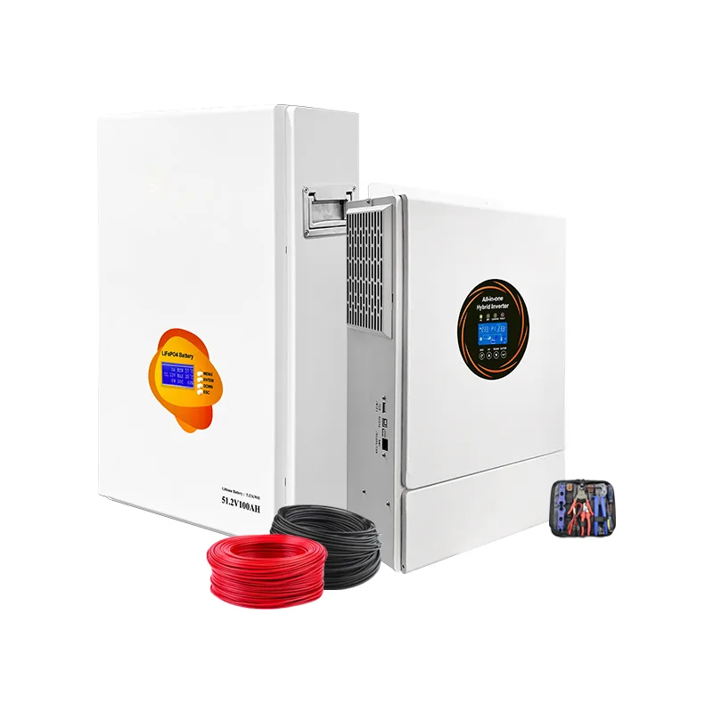 ဆိုလာ 10kw 48v Off grid Ess All in One Hybrid 310Ah 15kwh အရန်ဘက်ထရီ